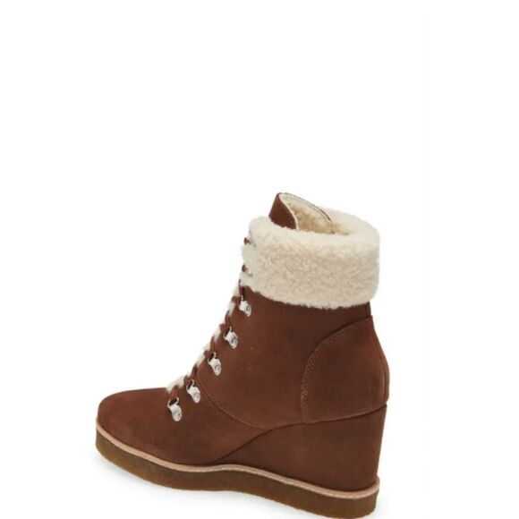 Steve Madden Marcel Cognac Suede Bootie - Picture 3 of 9